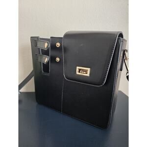 Crossbody Black Bag for Stanley Cup Or Water Bottle Purse